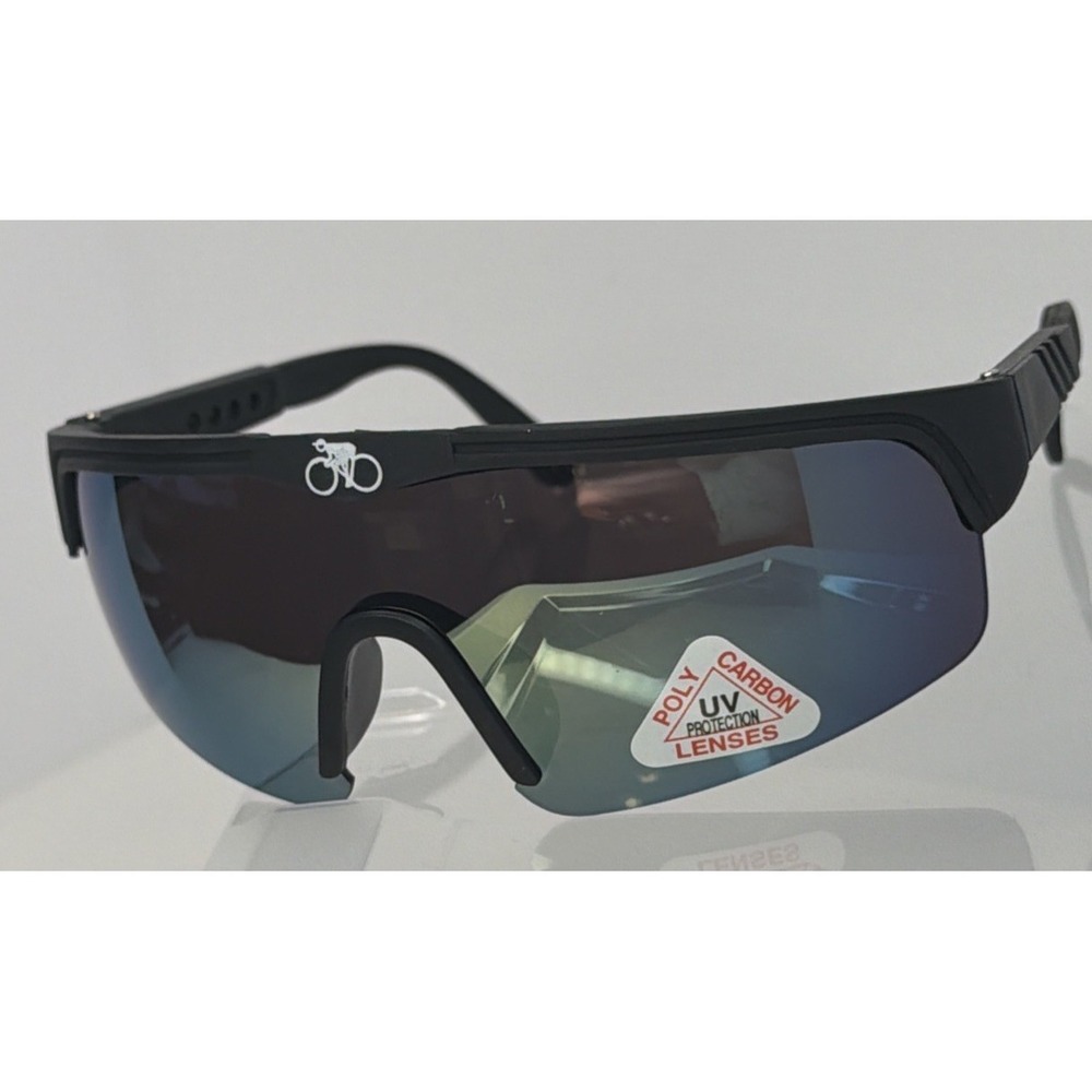 Sport Wrap Around Sunglasses UV400 Driving Cycling Running Golfing Brand New